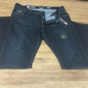 NWT Howitzer Men's Denim Jeans FREEDOM HELMET PARACORD regular boot Military 40